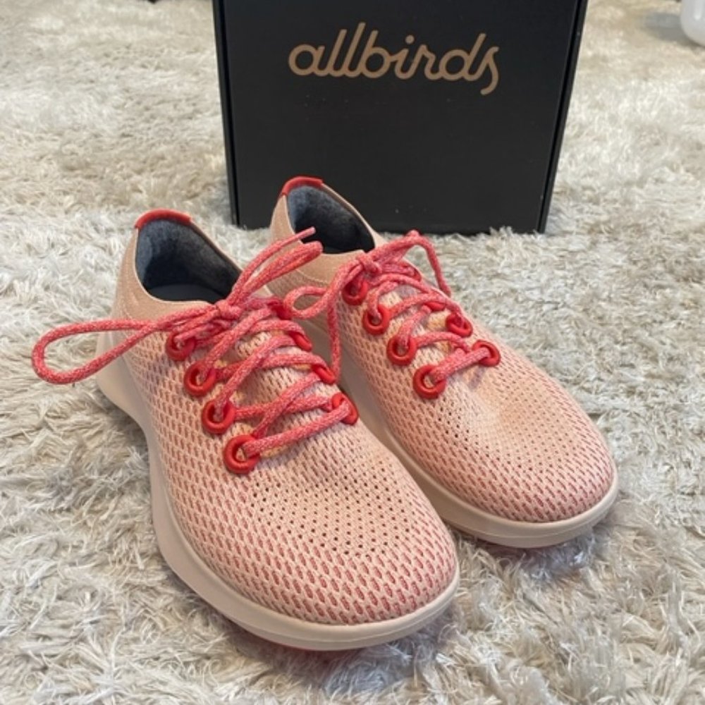 Allbird Women's Tree Dashers - Light Red - Size 9